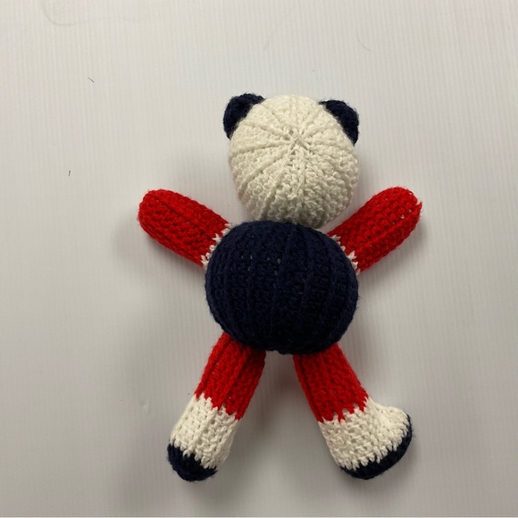 Handmade Crochet Stuffed Teddy Bear - Picture 2 of 6